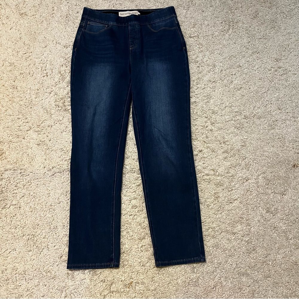 Soft Surroundings Denim High rise Jeggings size medium